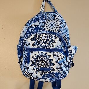 Vera Bradley Blue Floral Backpack small mini